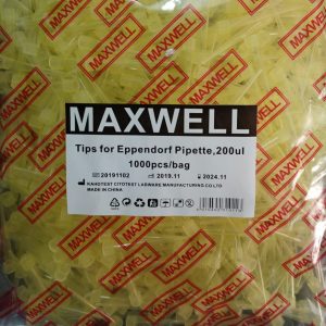 سرسمپلر زرد Maxwell بسته ۱۰۰۰ عددی