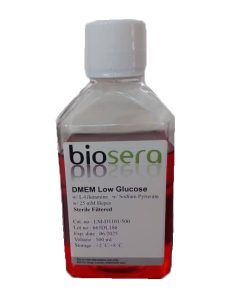 دی ام ای ام گلوکز پایین  بایوسرا فرانسه DMEM Low Glucose 500ml Biosera